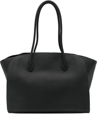 The Row leather tote bag - Black