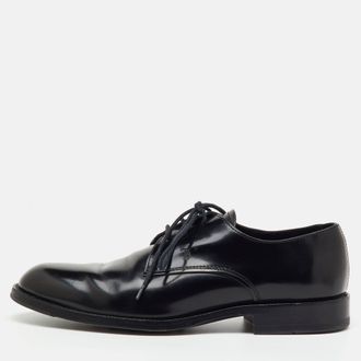 Tod's Tods Black Leather Lace Up Derby