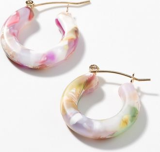 Simons Womens Geo flecked earrings