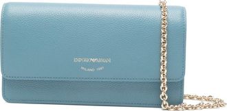 Emporio Armani lederen portemonnee aan ketting