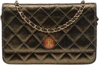 Chanel Pre-owned Wallet on Chain - Dames - Vintage Schoudertas - Bruin - ONE Size - Leer - Vintage