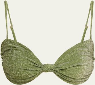 Johanna Ortiz Shimmering Heliconia Bikini Top