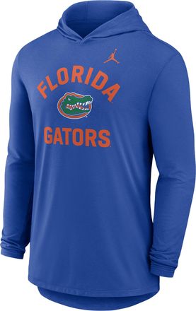Nike Florida Primetime Arch Nike Mens Dri-FIT College Long-Sleeve Hooded T-Shirt in Blue | 0JNB4EVUFN-UKL