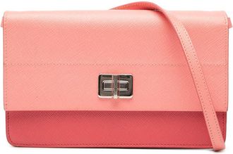 Prada Pre-owned Prada Saffiano Turn Lock Wallet on Strap Ladies UZ3XFDV3C173MQKR
