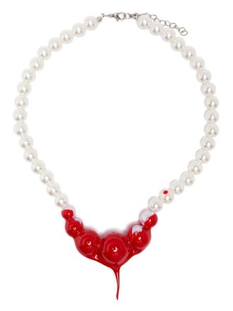 Ottolinger Halsketting met parel - Zilver