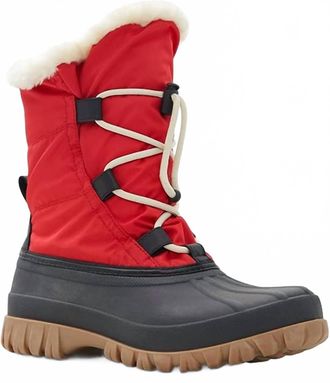 Cougar Womens Cinch Boot In Red
