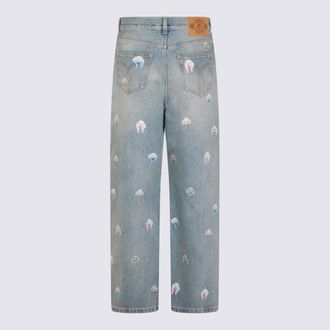 Fiorucci Womens Jeans Light Blue _100 % Co