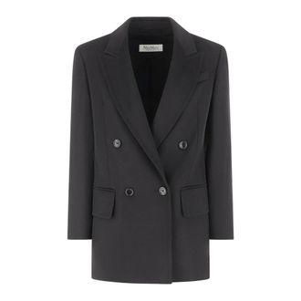 Max Mara Olimpia Blazer - Dames - Jassen - Zwart - Maat: XS Wol