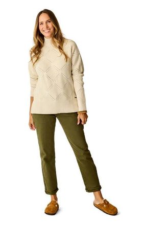 Carve Designs Woodward Allover Sweater in Birch at Nordstrom, Size Xx-Small