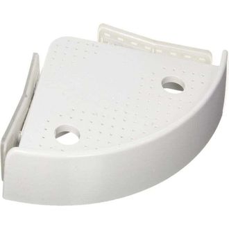 OEM Estante Triangular Para Ba&ntilde;o, Estante De Esquina Con Bot&oacute;n Pulsador, No Requiere Taladrar, 24,5 X 4,5 X 24,5 Cm - Crezuo