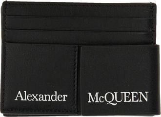 Alexander McQueen Tarjetero con logo - Accessories - Hombre - Negro - ONE SIZE