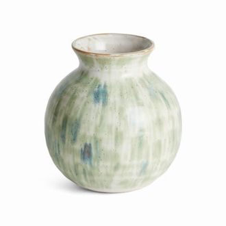 Napa Home & Garden Brosse Blue Green Handpainted Glaze Stoneware Small Vase 5.5 at Nordstrom