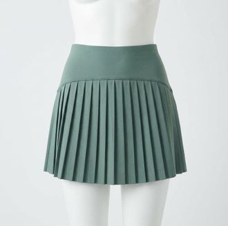 Z Supply Playing Doubles Skirt In Marine Mist