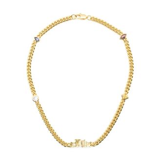 Darkai A Vibe Ketting - Heren - Kettingen - Geel - ONE Size - Accessoires