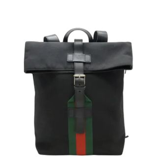 Gucci Pre-owned Techno Backpack - unisex - Vintage Rugzakken - Zwart - ONE Size - Vintage