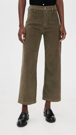 Pistola Denim Penny Crop Corduroy Pants In Sequoia