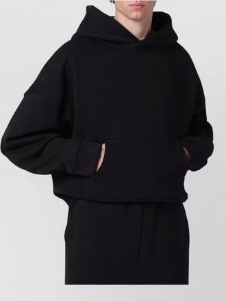 Entire studios hooded sweater kangaroo pocket ribbed trims