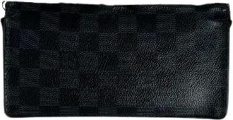 Louis Vuitton Pre-owned Wallets, female, Black, Size: ONE SIZE Pre-owned Leather Wallet