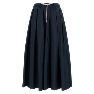 Max Mara Midi Skirts, female, Blue, Size: M Pineta Midi Skirt