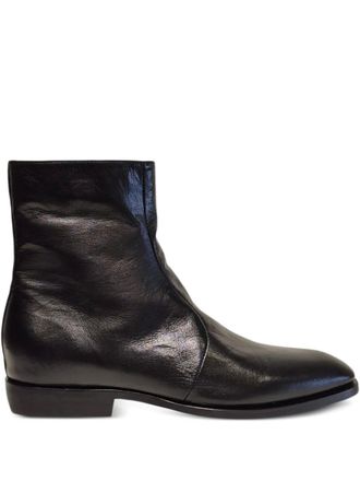 Henderson Baracco leather ankle boots - Black