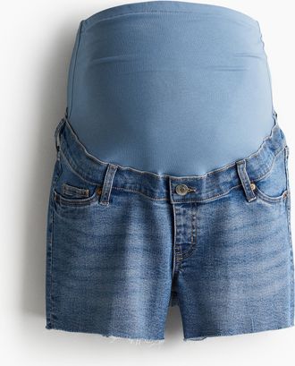 H&M MAMA Jeansshorts - Blue
