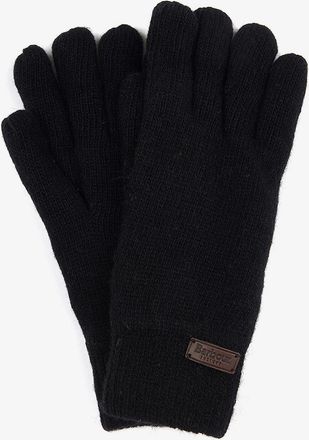 Barbour Womens Barbour Carlton Gloves - Black - Black/Black - Size: O/S