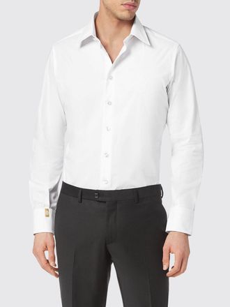 Billionaire Boys Club Camicia slim fit in popeline di cotone con collo francese e maniche lunghe