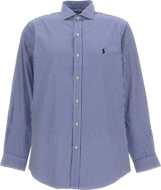 Polo Ralph Lauren Camicia classica - Heren - Casual Overhemden - Blauw - S - Katoen - Overhemden