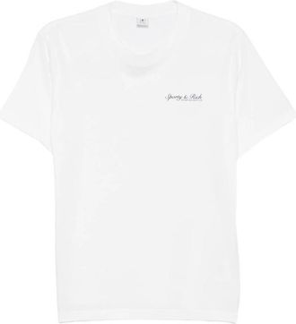 Sporty & Rich Logo-print Crew-neck T-shirt