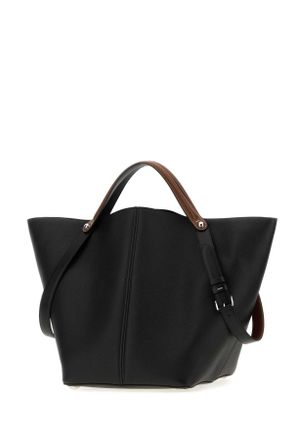 Maison Margiela Womens Dress-Age Large Tote Black Calf