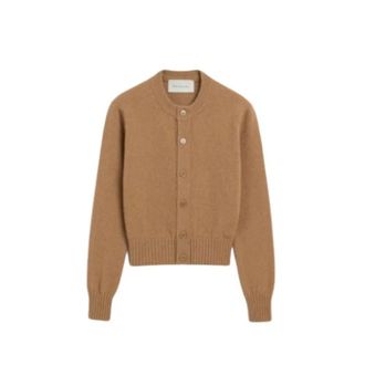 Ami Truien & Vesten, Dames, Beige, S, Wol, De Coeur Cardigan