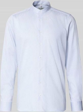 Olymp Level 5 Slim Fit Business-Hemd mit Stehkragen in Bleu, Gr&ouml;&szlig;e 38
