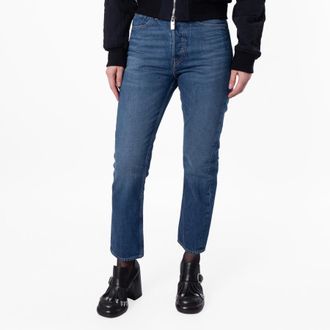 Polo Ralph Lauren 3X1 Rigid High-Waist Cropped Jeans, Size 25R