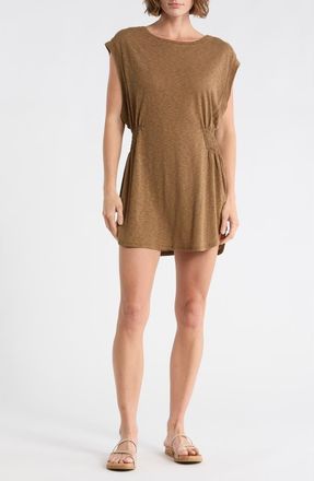 Vitamin A Swami Cover-Up Shirt in Tea Leaf/Sepia at Nordstrom Rack, Size X-Small