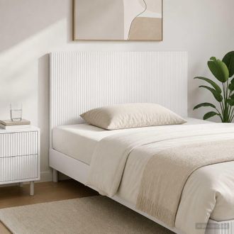 vidaXL Vidaxl Testiera Da Muro Arnhem Bianco Legno Ingegnerizzato