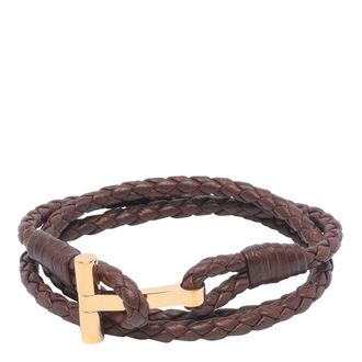 Tom Ford Leather T Bracelet