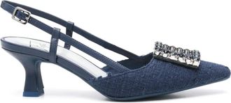 Roberto Festa Milano Pumps Stefi 50mm - Blu