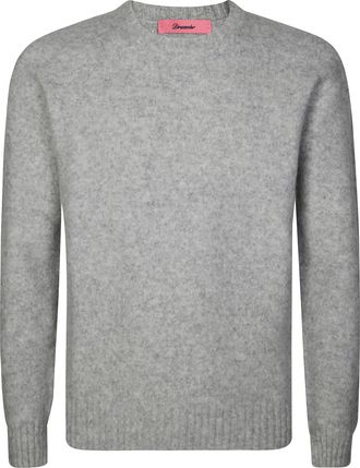 Drumohr Lambswool Sweater with Fuzzy Texture