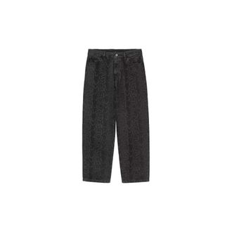 Carhartt Work in Progress Carhartt Wip, Loose-fit Jeans, male, Black, Size: W36 Snake Landon Pant