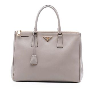 Prada Pre-owned Prada Large Saffiano Lux Galleria Double Zip Tote Ladies GVW8WT38NBR91RH7