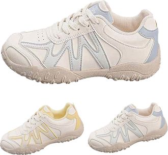 Generic Womens Lace-up Trainers Running Shoes Walking Hiking Footwear Gym Athletic Fitness Sneakers Ladies Lightweight Comfortable Sneakers Outdoor Durable An