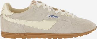 Autry Beige Logo Sneakers