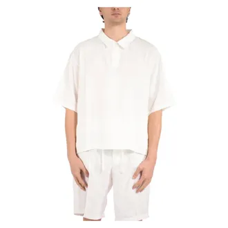 Hev&ograve; Polo Shirts, male, White, Size: 2XL Polo Shirts