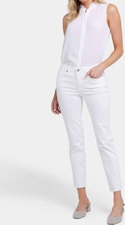 NYDJ Sheri Slim Ankle Jeans In Optic White