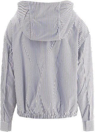 Prada Womens Blue Polyamide Bomber Clothing