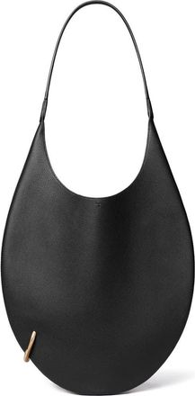 Tory Burch Pierced Soft Leather Shoulder Bag in Black at Nordstrom