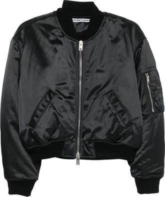 Alexander Wang Satin-finish Bomber Jacket