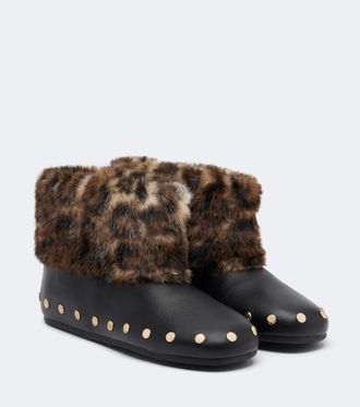 Ganni Jenny studded ankle boots