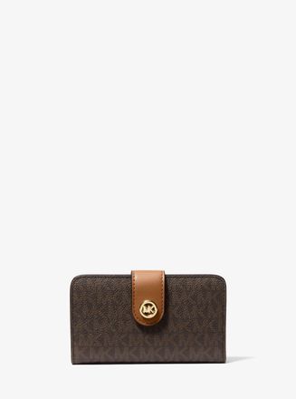 Michael Kors MK Pop Charm Medium Signature Logo Wallet