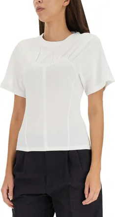 Isabel Marant Trompe-loeil Bustier Effect T-shirt - White